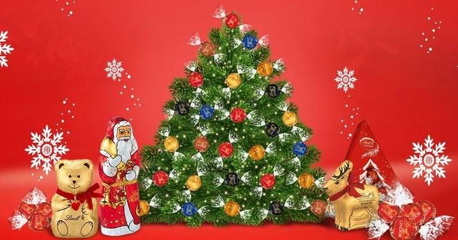 Спечелете 15 бонбониери Lindt Коледно дърво