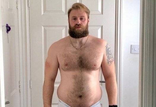 Баща на две деца за 16 седмици от кюфте се превърна в супермен СНИМКИ |