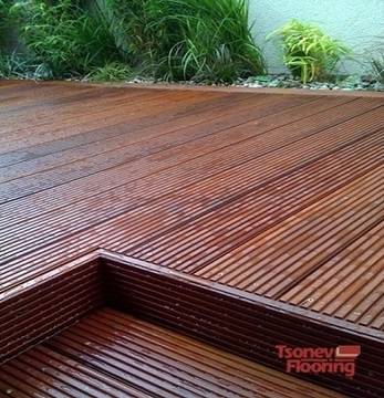 Висококачествен декинг от масив-масарандуба