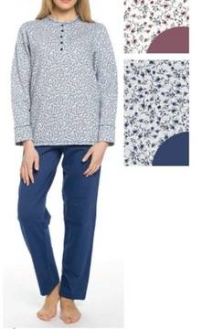 Малена – магазин за италианска женска памучна пижама с дълги ръкави дамски памучни пижами