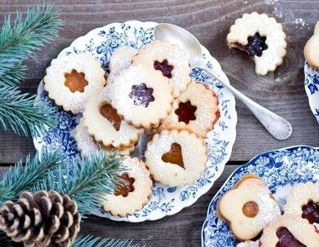 Коледни сладки с мармалад