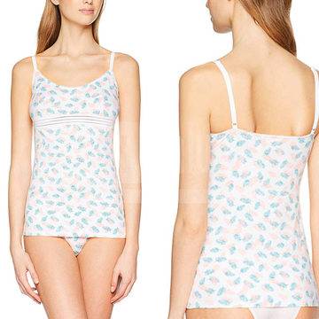 Малена – магазин за бял памучен потник с тънки презрамки дамски памучни потници женско памучно бельо