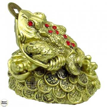 Фън Шуй статуетка – Трикраката жаба на парите и късмета 11 см Модел FS-4307