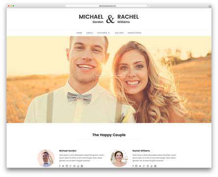 Изработка на сватбен сайт