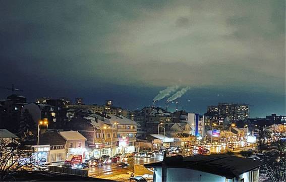 Мръсен въздух в София и Перник