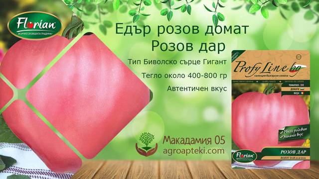 Профи семена Домати Розов дар Флориан
