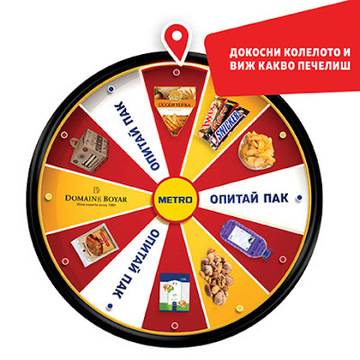Опитай късмета си и спечели на мига награди от МЕТРО
