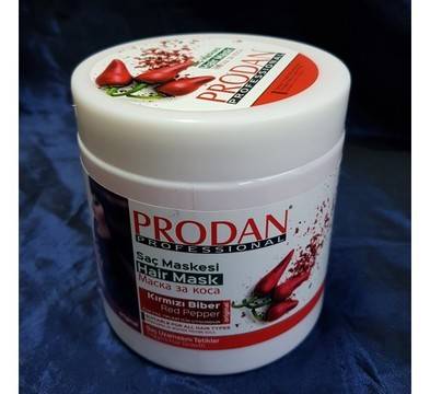 Турска маска за коса с Червен Пипер Prodan Professsioanl hair mask 500мл