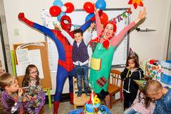 Детско парти със Спайдърмен и Пипи Дългото Чорапче