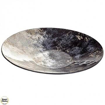 Кръгло стъклено плато „Синя приказка“ – 33 см. Модел 78-8452