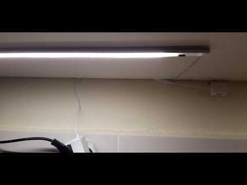 12V LED светлина със сензор за движение за кухня, килер, гардероб, тоалетна