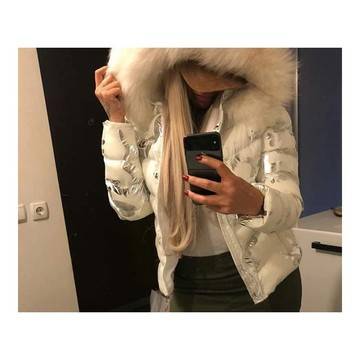 Монклер – бял – онлайн магазин за дрехи Mamazon bg