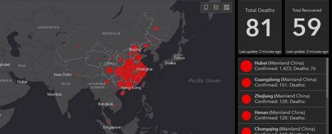Можете да следите разпространението на коронавируса в реално време
