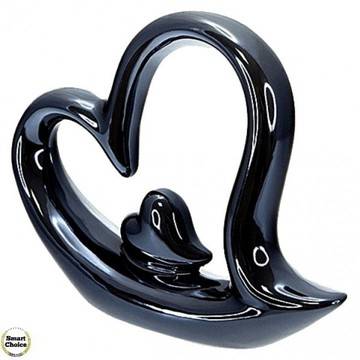 Декоративна статуетка от порцелан – „Две сърца“ – 18 см. Модел – 81-7968