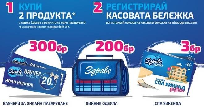 Спечелете спа уикенд, одеяло за пикник и ваучери за пазаруване от Здраве