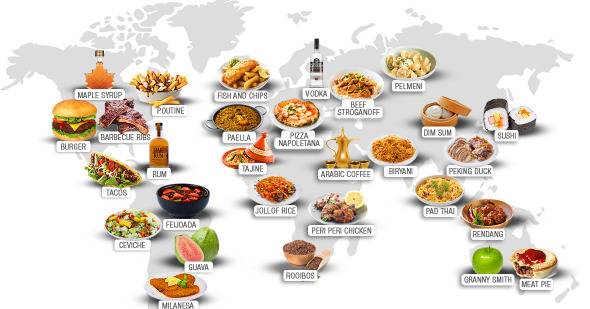 Открийте местните, традиционни ястия и автентични ресторанти по света