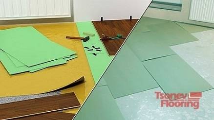 Видове подложки за ламиниран паркет