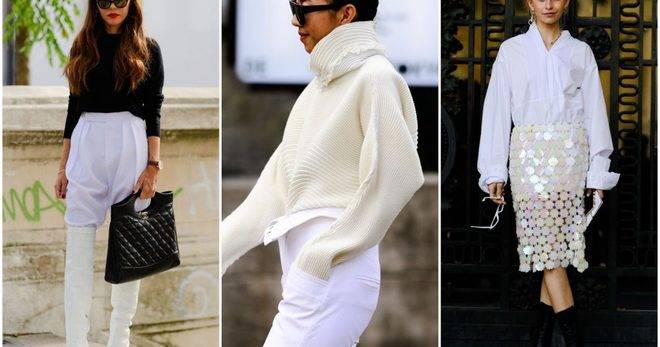 Бяла зима, бели тоалети