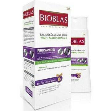 Bioblas Procyanidin Panthenol Anti-Hair Loss Basic Care Shampoo Grape Seed Биоблас подхранващ шампоан против косопад 360ml