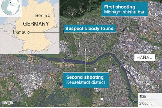 Убиецът от Ханау бил воден от ксенофобия, българин е сред 10-те му жертви