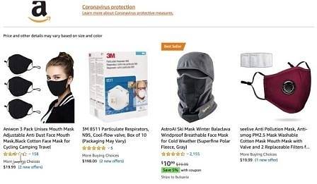 „Амазон“ изтри повече от 1 млн. обяви с фалшиви и надценени продукти за COVID-19