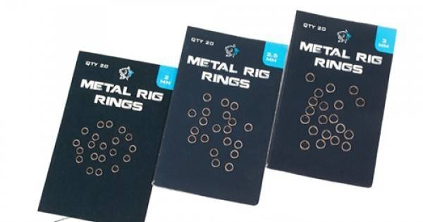 Халки Nash Metal Rig Rings за риболов