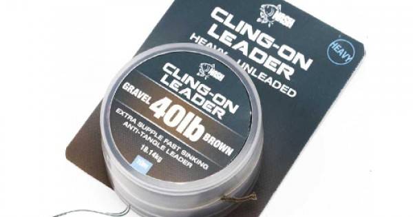 Влакно Nash 40lb Cling-On Leader за риболов