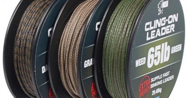 Влакно Nash 65lb Cling-On Leader за риболов