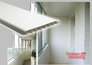 Монтаж на PVC ламперия