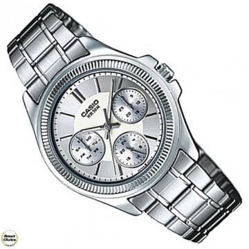 Дамски аналогов ръчен часовник Casio LTP-2088D-7A. Стоманена верижка