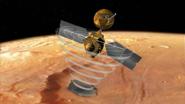 На 5 март 2003 г. е открито замръзнало езеро на Марс