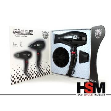 Kiepe Professional Phon Hair Dryer Volcano Ion Tourmaline HD – Black Професионален сешоар за коса с турмалин 2000W