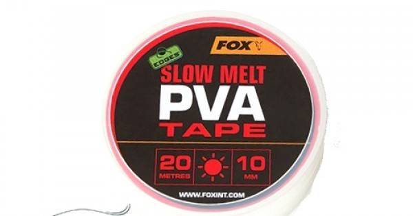 Пва лента Fox Slow Melt PVA Tape 10мм 20м