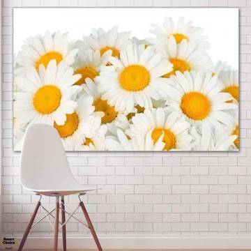 Картина пано за стена от 1 част – Букет бели маргаритки – HD-928-1