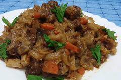 Месо с Прясно Зеле