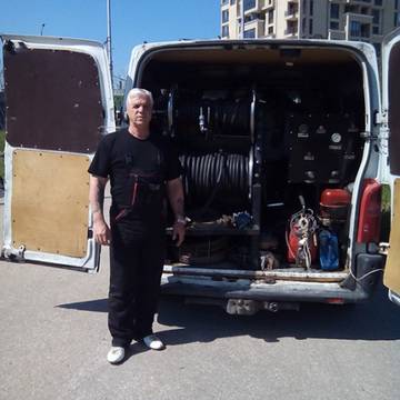 Отпушване на канали с вода под високо налягане