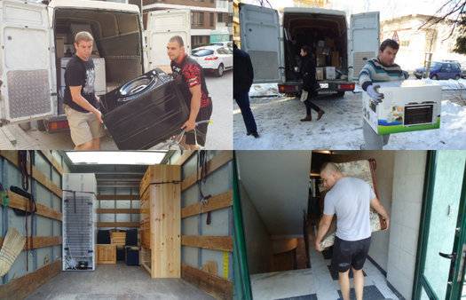 Преместване на мебели и багаж в София и страната