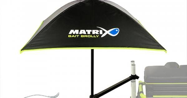 Чадър за захранка и стръв Matrix Bait Brolly inc Support Arm