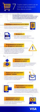 Седем съвета на Visa за безопасно пазаруване онлайн