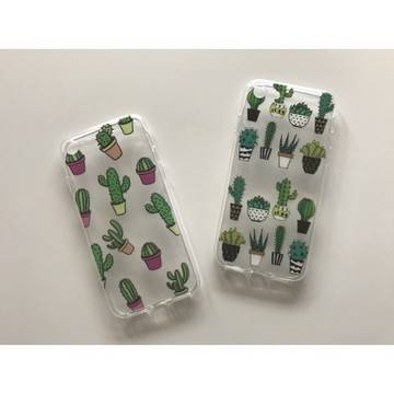 Силиконов калъф с кактуси