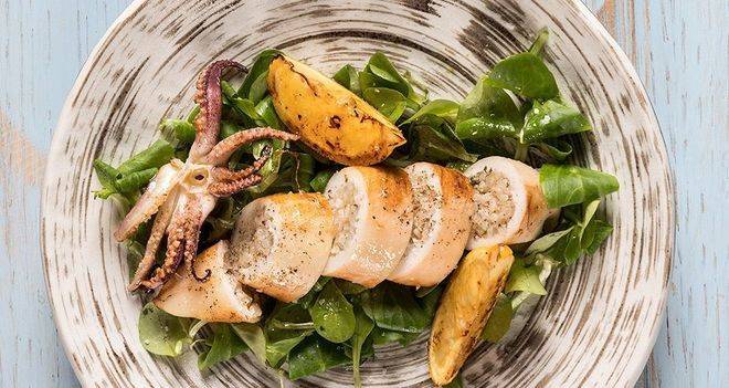 Гръцки Пълнени Калмари