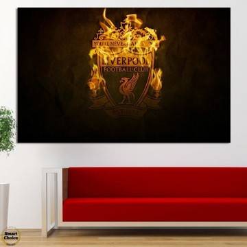 Картина пано за стена от 1 част – Ливърпул – „The burning Liverpool“ – HD-1892-2-1