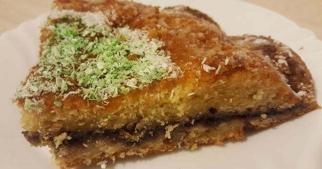 Кекс с конфитюр от боровинки