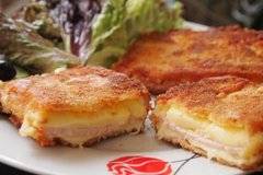 Кашкавал пане с шунка