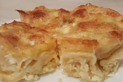 Баница на розички със сирене и кашкавал