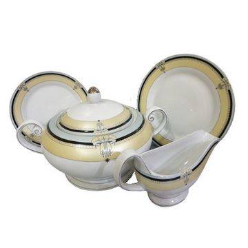 Сервиз за хранене Него, порцеланов, 21 части за 6 човека