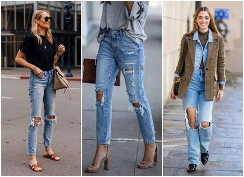 Скъсаните дънки са по-модерни от всякога