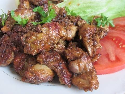 Пържени пилешки дробчета