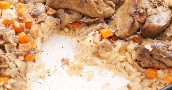 Пилешки дробчета с ориз