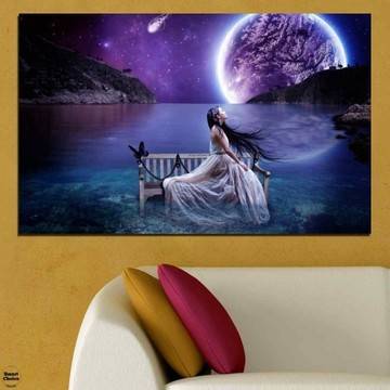 Картина пано за стена от 1 част с приказно романтично изображение – HD-297-1